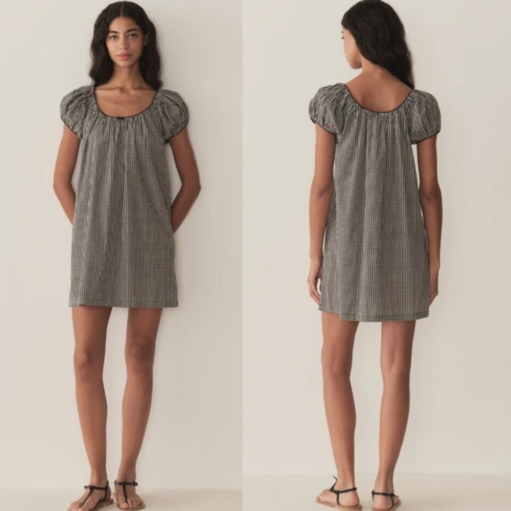 Doen Black and White Mini Dress